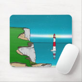 Leuchtturm "Beachy Head" im Ärmelkanal Mousepad (Mit Mouse)