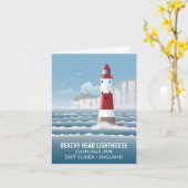 Leuchtturm Beachy Head Karte (Gelbe Blume)