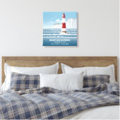 Leuchtturm Beachy Head Leinwanddruck (Insitu (Schlafzimmer))