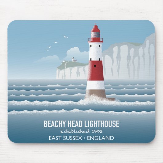 Leuchtturm Beachy Head Mousepad (Vorne)