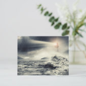 Leuchtturm Beacon Postkarte (Stehend Vorderseite)