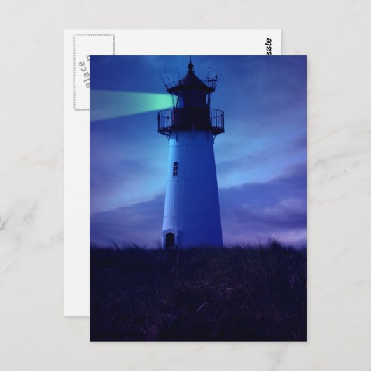 Leuchtturm Beacon Postkarten (Vorne/Hinten)
