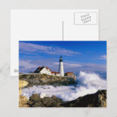 Leuchtturm Beauty Postkarte (Vorne/Hinten)