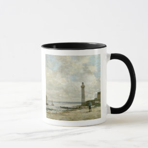 Leuchtturm bei Honfleur, 1864-66 (Öl auf Platte) Tasse