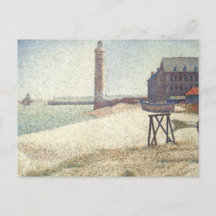 Leuchtturm bei Honfleur Postkarte
