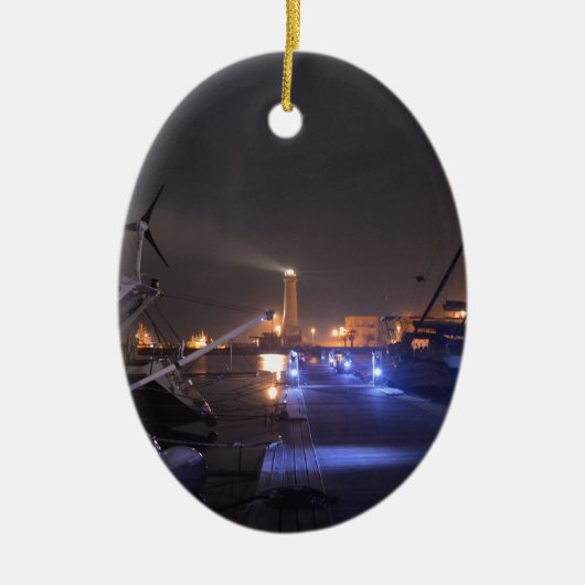 Leuchtturm bei Licata. Keramikornament (Vorne)