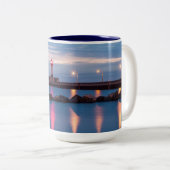 Leuchtturm bei Sonnenaufgang Tasse | Duluth, Leuch (VorderseiteRechts)