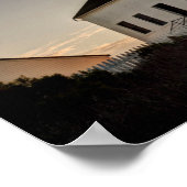 Leuchtturm bei Sonnenuntergang, Kalifornien Poster (Ecke)