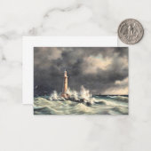 Leuchtturm bei Stora Balt Mitteilungskarte (Vorderseite/Rückseite Beispiel)