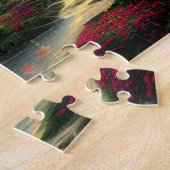 Leuchtturm bei Sunset Beautiful Beach Landschaft Puzzle (Seite)
