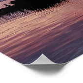 Leuchtturm bei Sunset I Poster (Ecke)