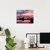 Leuchtturm bei Sunset I Poster (Heimbüro)