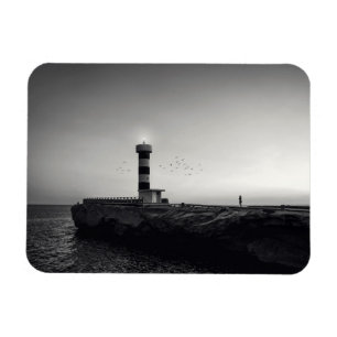 Leuchtturm bei Sunset Magnet