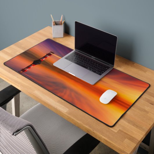 Leuchtturm bei Sunset Schreibtischunterlage (Büro 2)