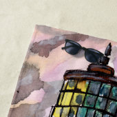 Leuchtturm bei Sunset Strandtuch (Beispiel)