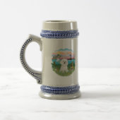 Leuchtturm - Bichon Frise #4 Bierglas (Links)