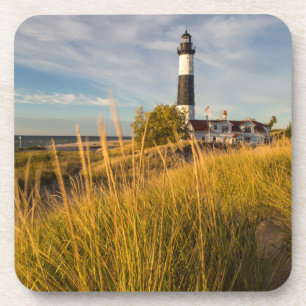 Leuchtturm Big Sable Point am Lake Michigan Getränkeuntersetzer