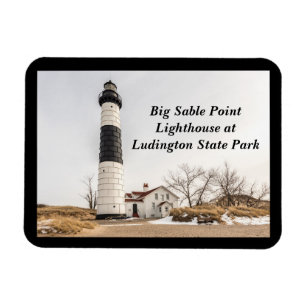 Leuchtturm Big Sable Point in Ludington Magnet