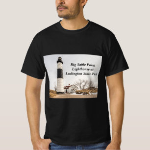 Leuchtturm Big Sable Point in Ludington T-Shirt