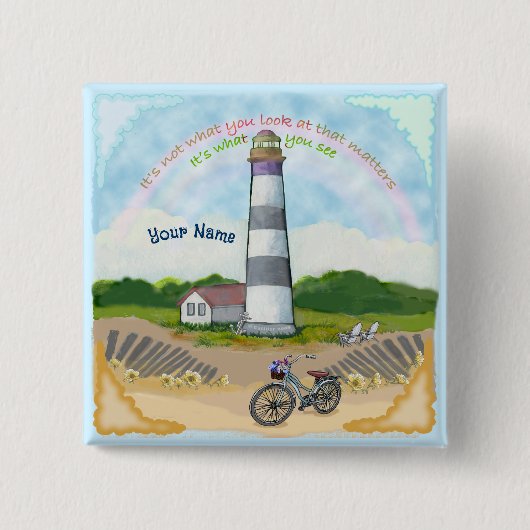 Leuchtturm Bike Choice Button (Vorderseite)
