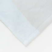 Leuchtturm Blaue Himmelsmeername Fleecedecke (Ecke)