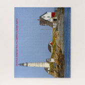 Leuchtturm Boston Hafen. Jigsaw Puzzle (Vertikal)