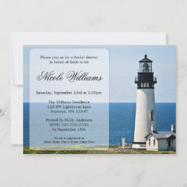 Leuchtturm-Brautparty Einladung