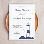 Leuchtturm Bridal Dusche Einladung