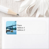 Leuchtturm, Brücke und Boote, Newport, RI (Insitu)