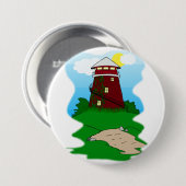 Leuchtturm Button (Vorne & Hinten)