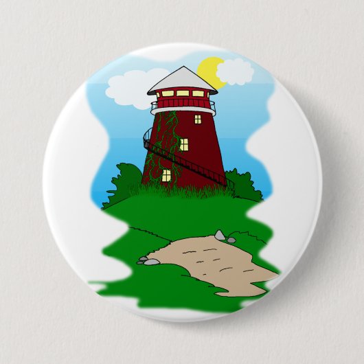 Leuchtturm Button (Vorderseite)