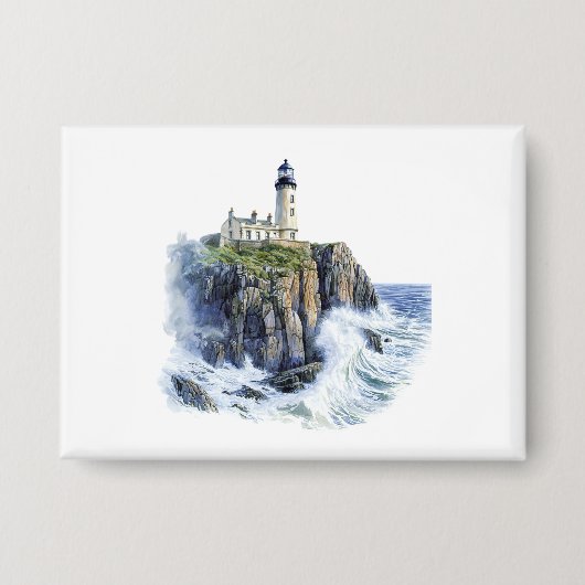 Leuchtturm Button (Vorderseite)