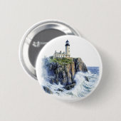 Leuchtturm Button (Vorne & Hinten)