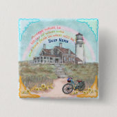 Leuchtturm Button (Vorderseite)