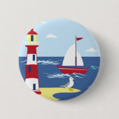 Leuchtturm Button (Vorderseite)