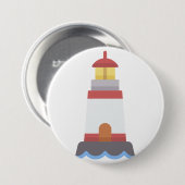 Leuchtturm Button (Vorne & Hinten)