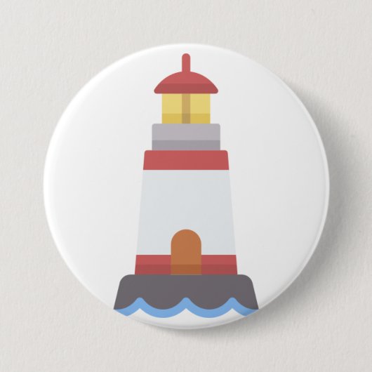 Leuchtturm Button (Vorderseite)