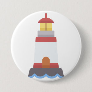 Leuchtturm Button