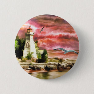 Leuchtturm Button
