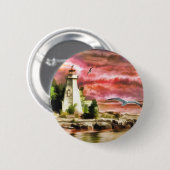 Leuchtturm Button (Vorne & Hinten)