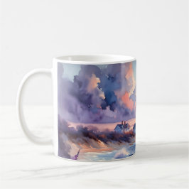 Leuchtturm Cape Hatteras bei Sonnenuntergang Küste Kaffeetasse