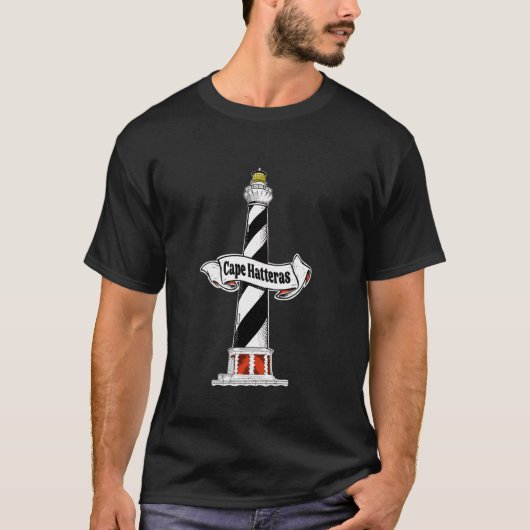 Leuchtturm Cape Hatteras T-Shirt (Vorderseite)