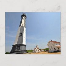 Leuchtturm Cape Henry mit weißem Zaun Va. Beach