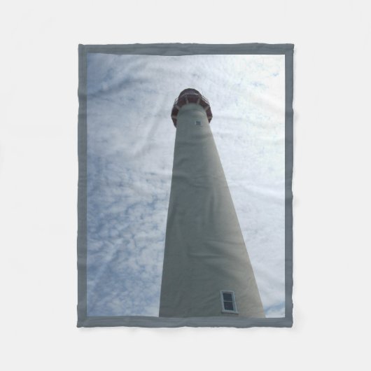 Leuchtturm Cape May Fleecedecke (Vorderseite)