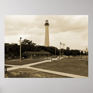 Leuchtturm Cape May Poster