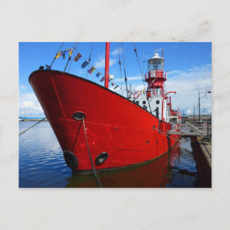 Leuchtturm, Cardiff Bay, Cardiff, Wales Postkarte