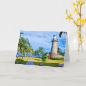 Leuchtturm, Cartagena, Kolumbien Karte (Gelbe Blume)