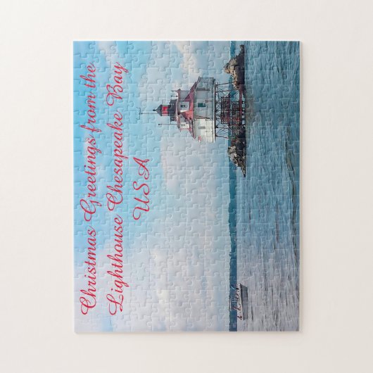 Leuchtturm Chesapeake Bay. Jigsaw Puzzle (Vertikal)