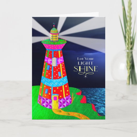 Leuchtturm Christlich Lassend Karte (Vorderseite)