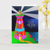 Leuchtturm Christlich Lassend Karte (Gelbe Blume)